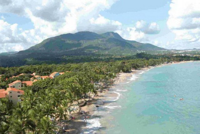Курорт Пуэрто Плато на карте Доминиканы